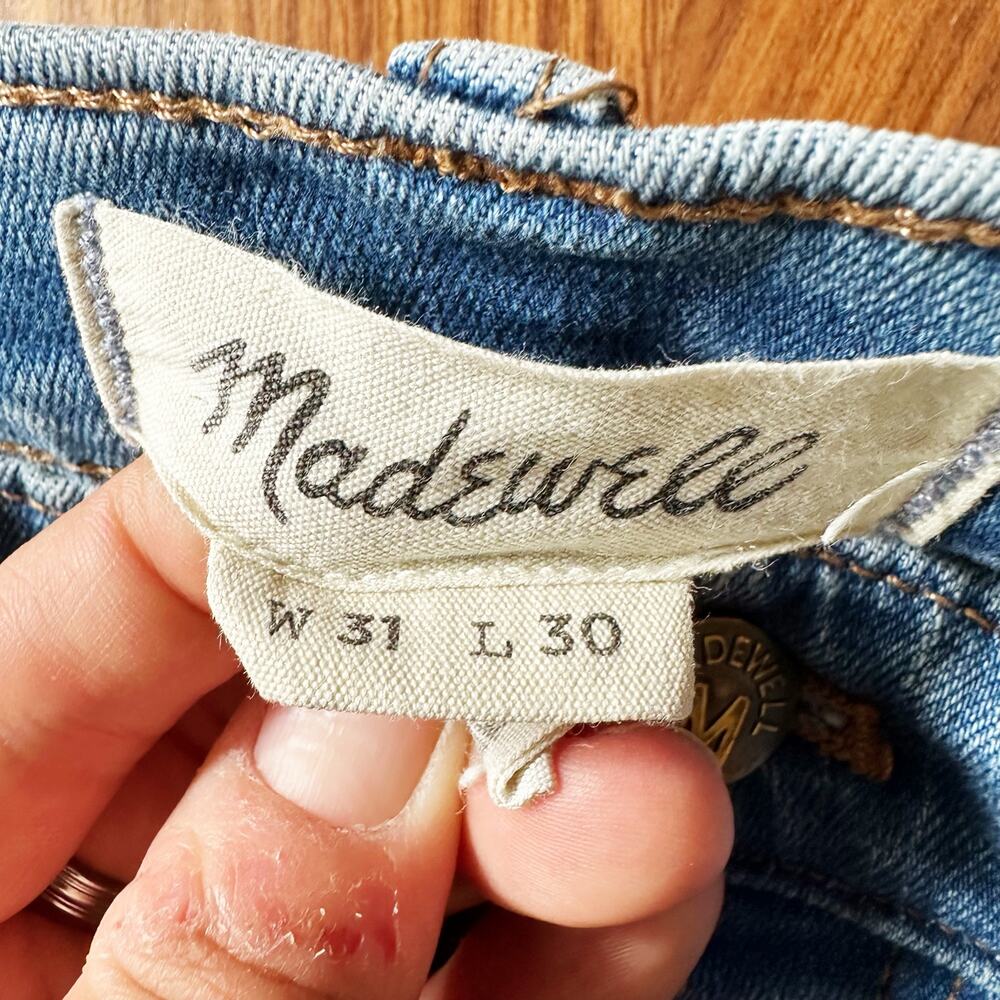 Madewell Mens Slim Jeans in Alhart Wash: COOLMAX® Denim Edition Size 31 X 30 - Picture 4 of 9